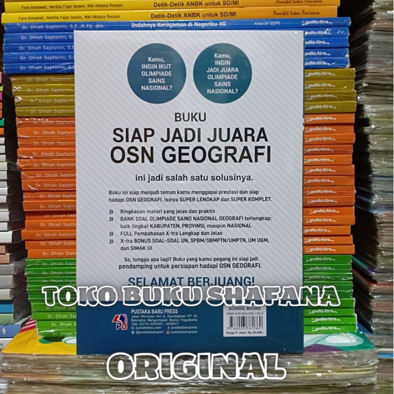 Buku OSN GEOGRAFI SMA : Kumpulan Soal Siap jadi Juara Terlengkap Pustaka Baru Press