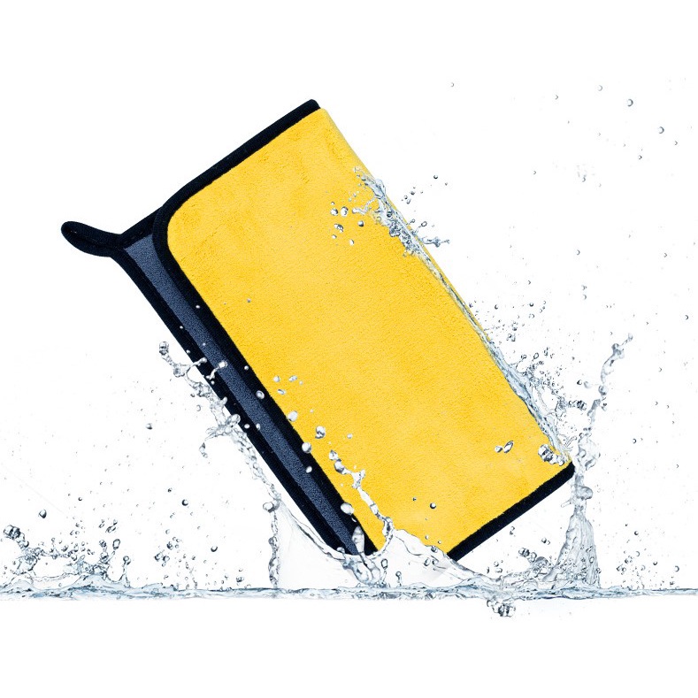 IL - KAIN LAP MOBIL MICROFIBER 30 X 30 / KAIN LAP KUNING SERBAGUNA 30X40 / KAIN LAP MOTOR DAPUR / CAR WASH TOWEL - U2