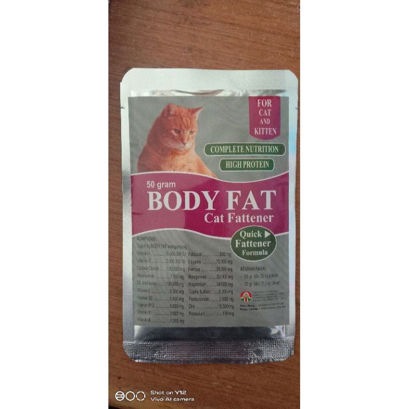 body fat / penggemuk kucing