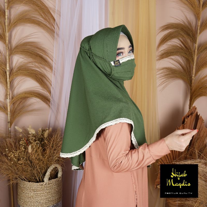 hijab audy + masker