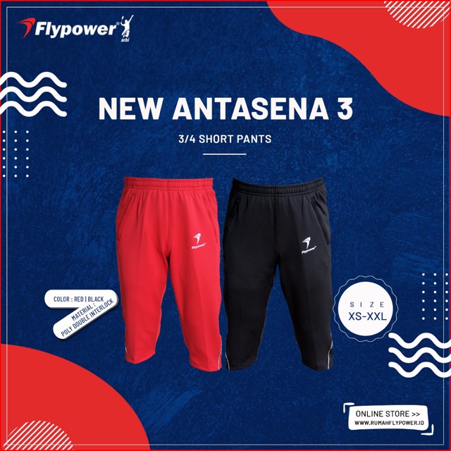 READY STOCK Celana Badminton Flypower Antasena 3