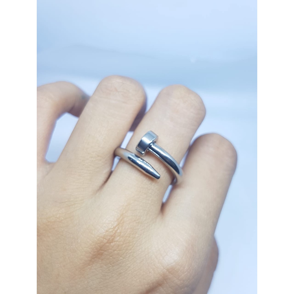 Cincin Couple Titanium ANTI KARAT SELAMANYA PGM CT128 (SATUAN)