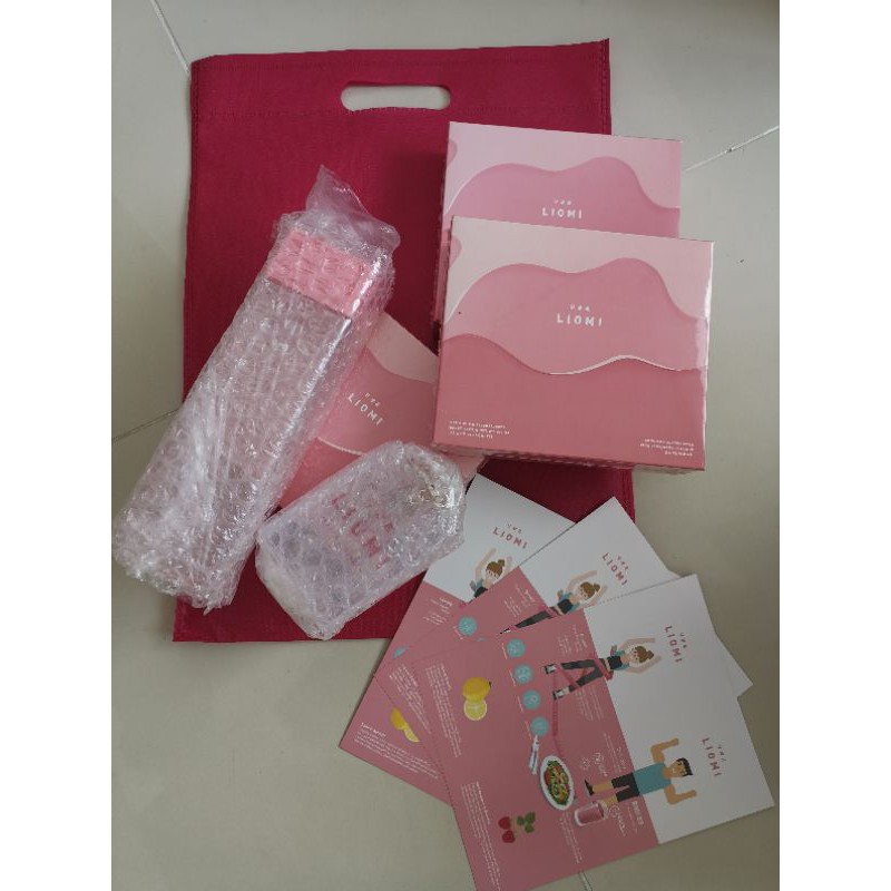 LIOMI END YEAR PACKAGES (BUY 3, GET FREE 1 OFFICIAL LIOMI PINKY BOTTLE & LIOMI MASK POD & POUCH)