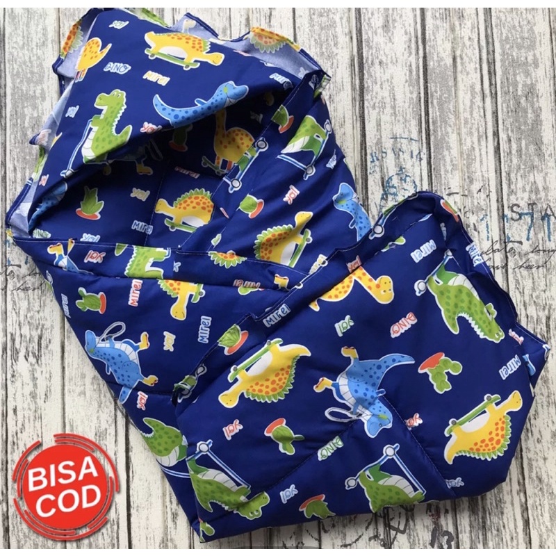 Selimut Bayi Badcover Bayi Selimut Bayi Baru Lahir Full Motif DNW BABY