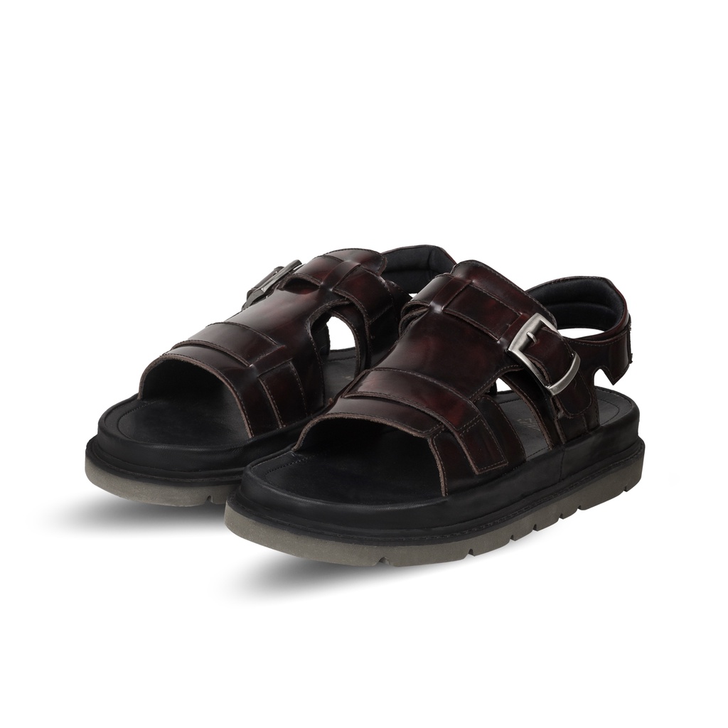Luz Buckle Strap Maroon (Men)