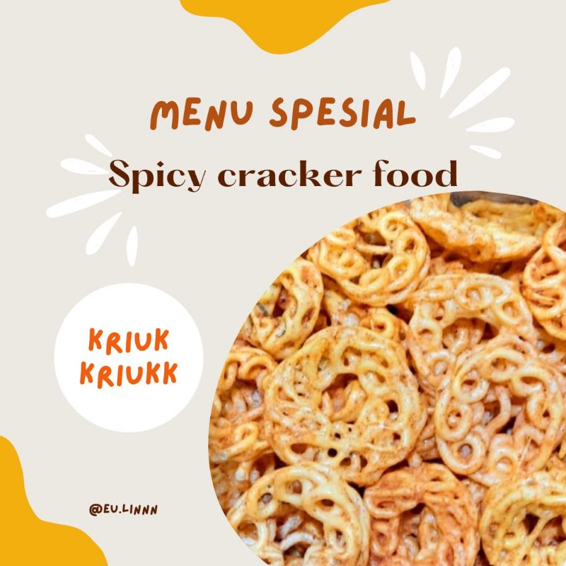 

Kerupuk pedas ukuran 60gram