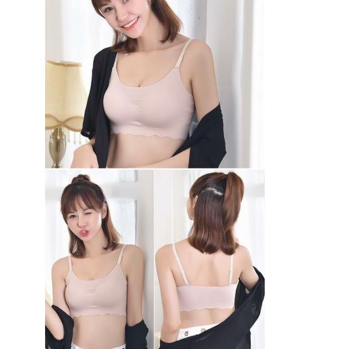 Kekinian Bra Seamless tanpa kawat / Bra Jepang Seamless / Sport bra 