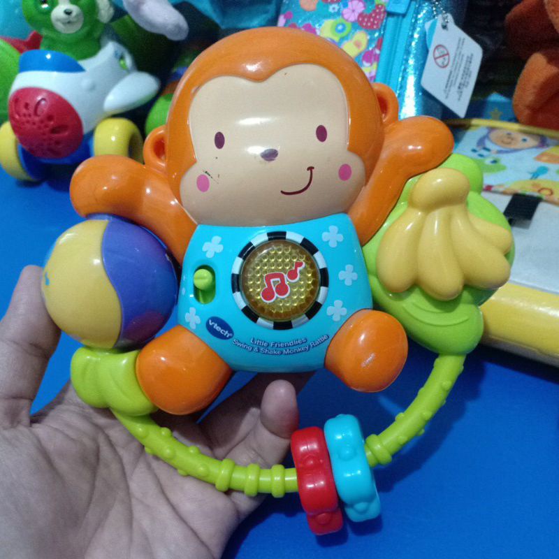 Preloved vtech rattle monkey