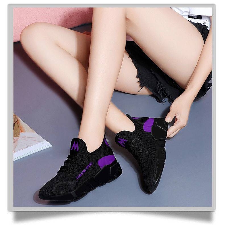 Sneakers Casual Fashion Wanita Sport Running Terbaru Design Simple Elegan - 8065