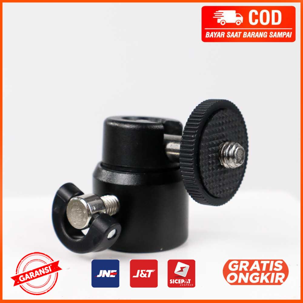 Mini Ball Head Tripod Kamera DSLR Hot Shoe Adaptor - AM01