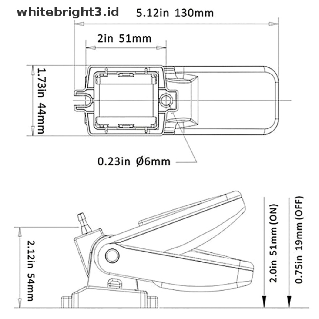 (whitebright3.id) Pompa Air Submersible Otomatis 12V 1100GPH Untuk Perahu U7W6