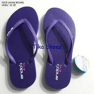  SANDAL  JEPIT ANDO  CEWEK ANAK NICE MURAH  SIZE 32 35 