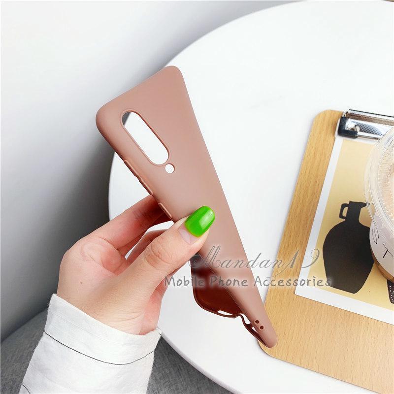 Casing Soft Case Karet Matte Warna Permen untuk oppo F5 F7