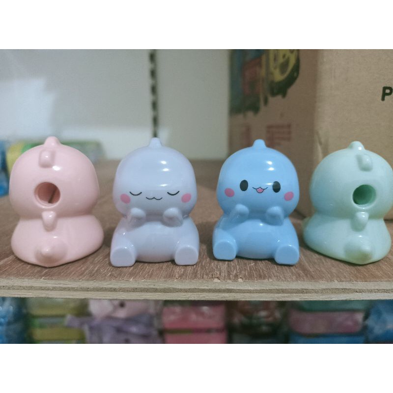 

1pcs Rautan cute Dino / ongotan / serutan pencil fancy