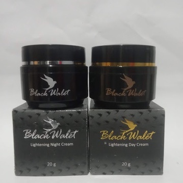 krim walet BPOM / Cream Siang dan Cream Malam Black Walet / Krim black walet / pemutih pelembab waja