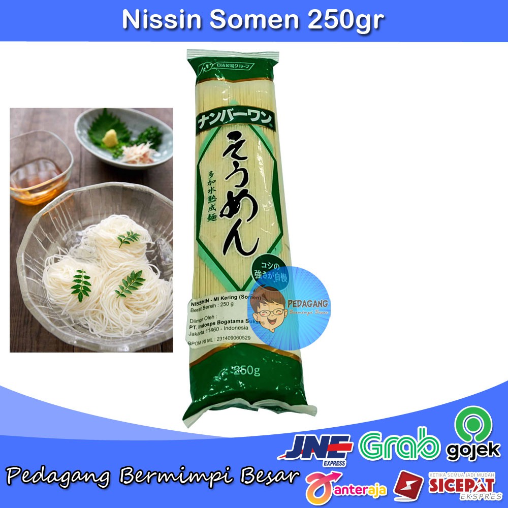 Nissin Somen 200gr | Somen | Mie Somen Kering | Cold Noodle