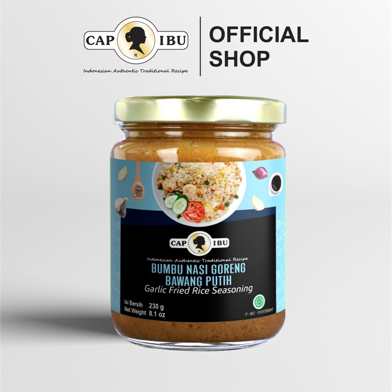 Cap Ibu Paket Bumbu Nasi Goreng All Variants Bawang Putih Cabai Hijau Kunyit Kecap [210gr x 4]