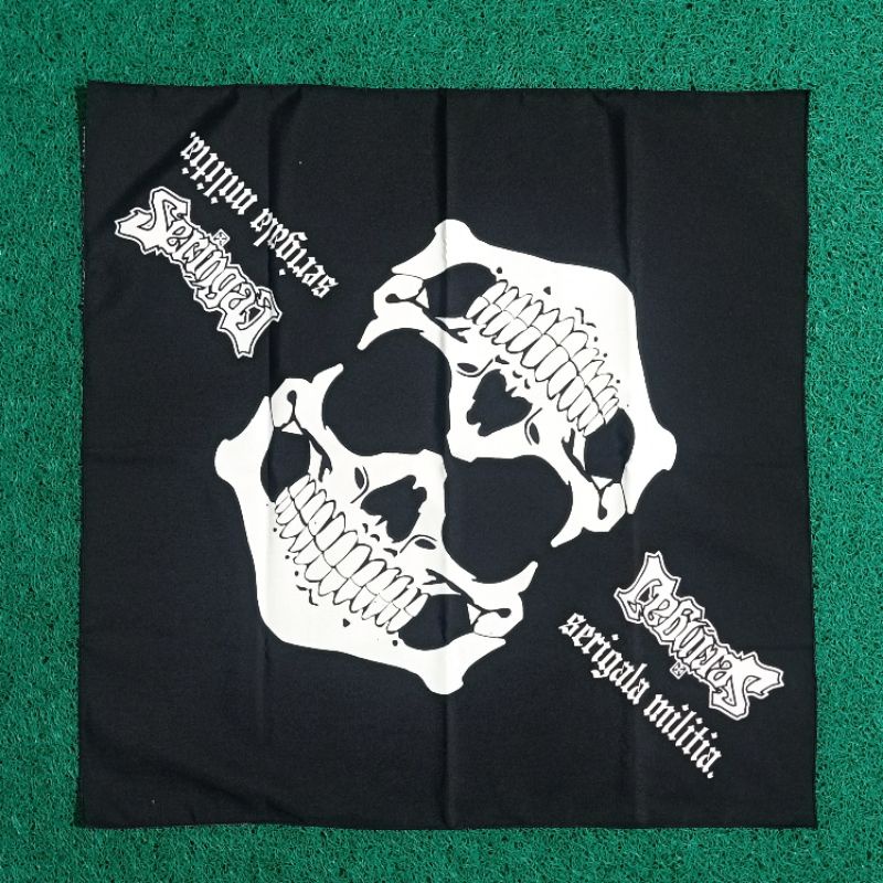 [COD] SLAYER BANDANA MUSIK BAND PREMIUM SUPER MURAH BEST SELLER-SERINGAI