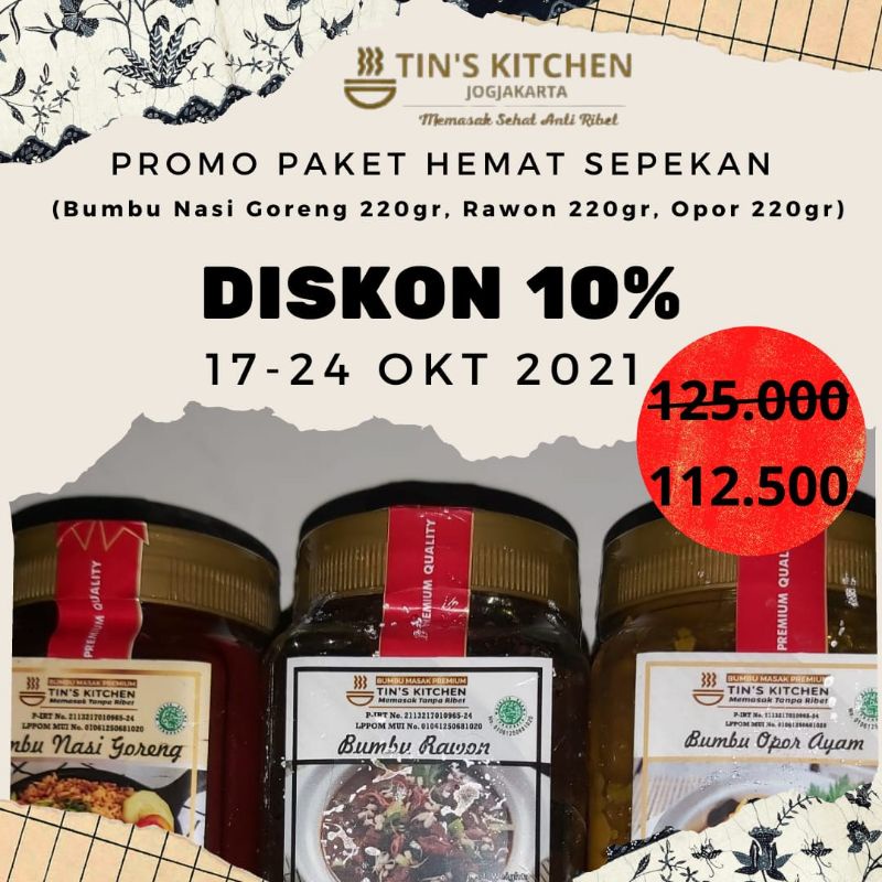

Promo paket hemat