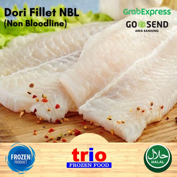 FILLET IKAN DORI / DORY (PATIN) FILLET NBL CURAH 1KG ISI 4 - Non Blood Line 1kg