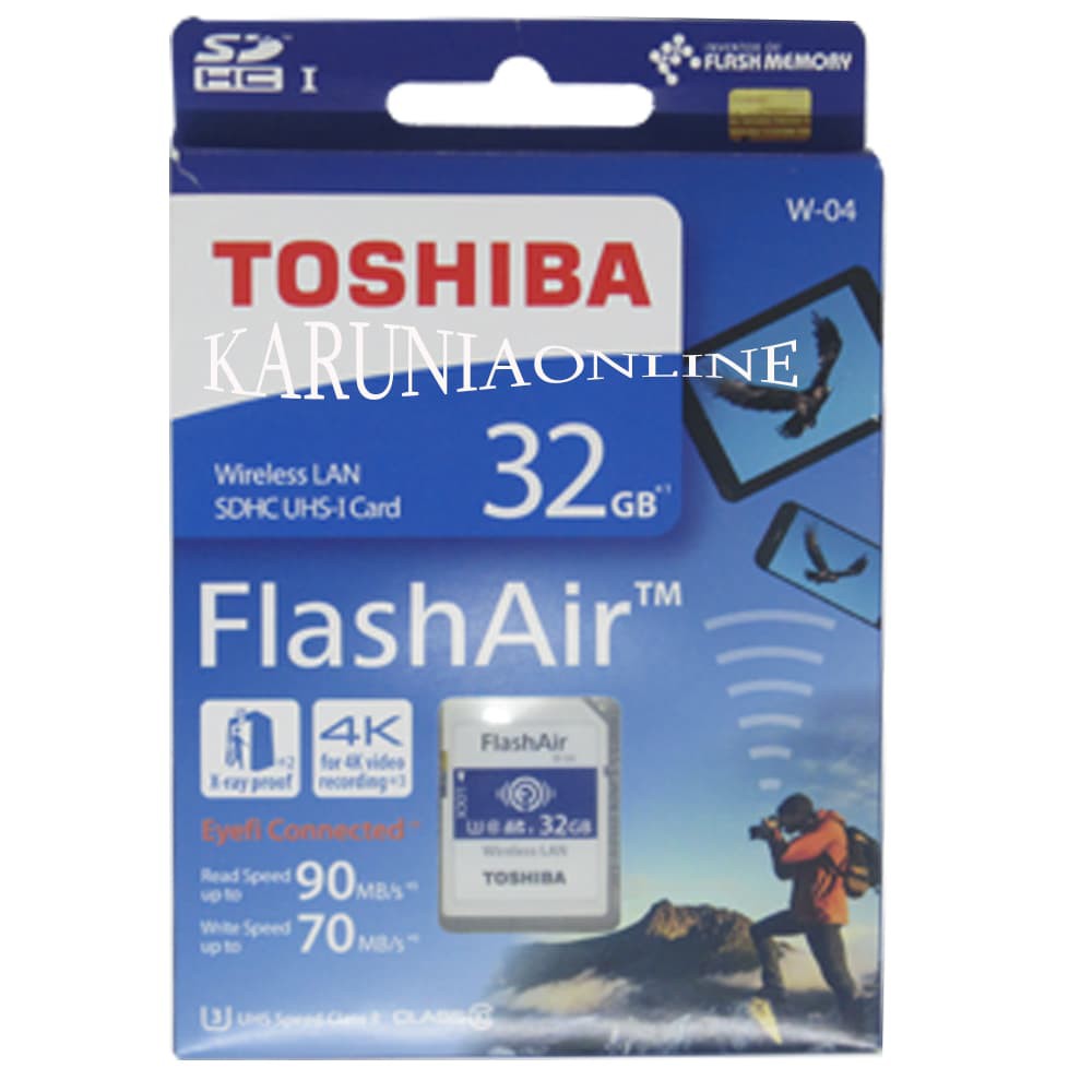 Toshiba FlashAir 32GB SD Card Wireless