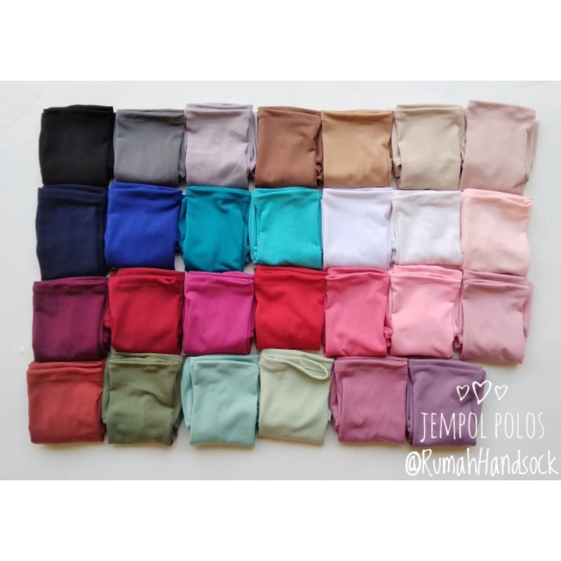 Handsock jempol muslimah bahan Jersey premium