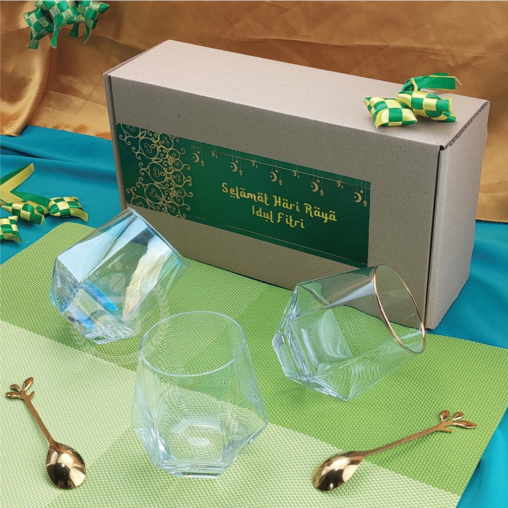 

Hot Deals Idul Fitri Hampers Gift Box Lebaran Ramadan Parcel Glass Aestehtic Gelas Kaca Cantik