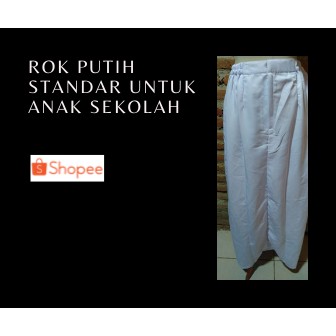 ROK PUTIH PANJANG/ ROK PUTIH SANTRIWATI/ ROK ANAK SEKOLAH/ ROK PANJANG PUTIH/ ROK PUTIH POLOS