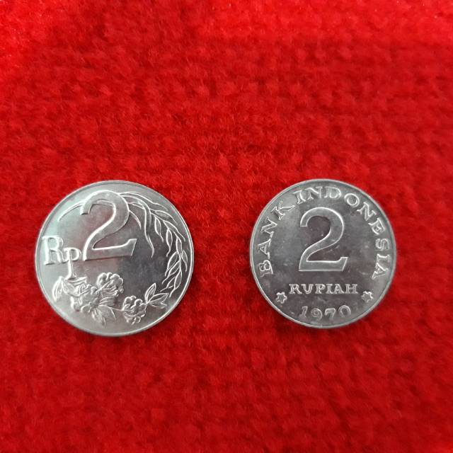 Uang kuno Koin 2 Rupiah. Semarang. Baru. mulus