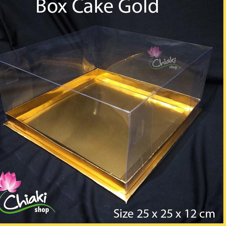 

マ Box Cupcake isi 9 GOLD 25x25x12 cm Kotak Mika Donat Dus Kue Kardus Emas Muffin Cake Pudding Karton Terbaik