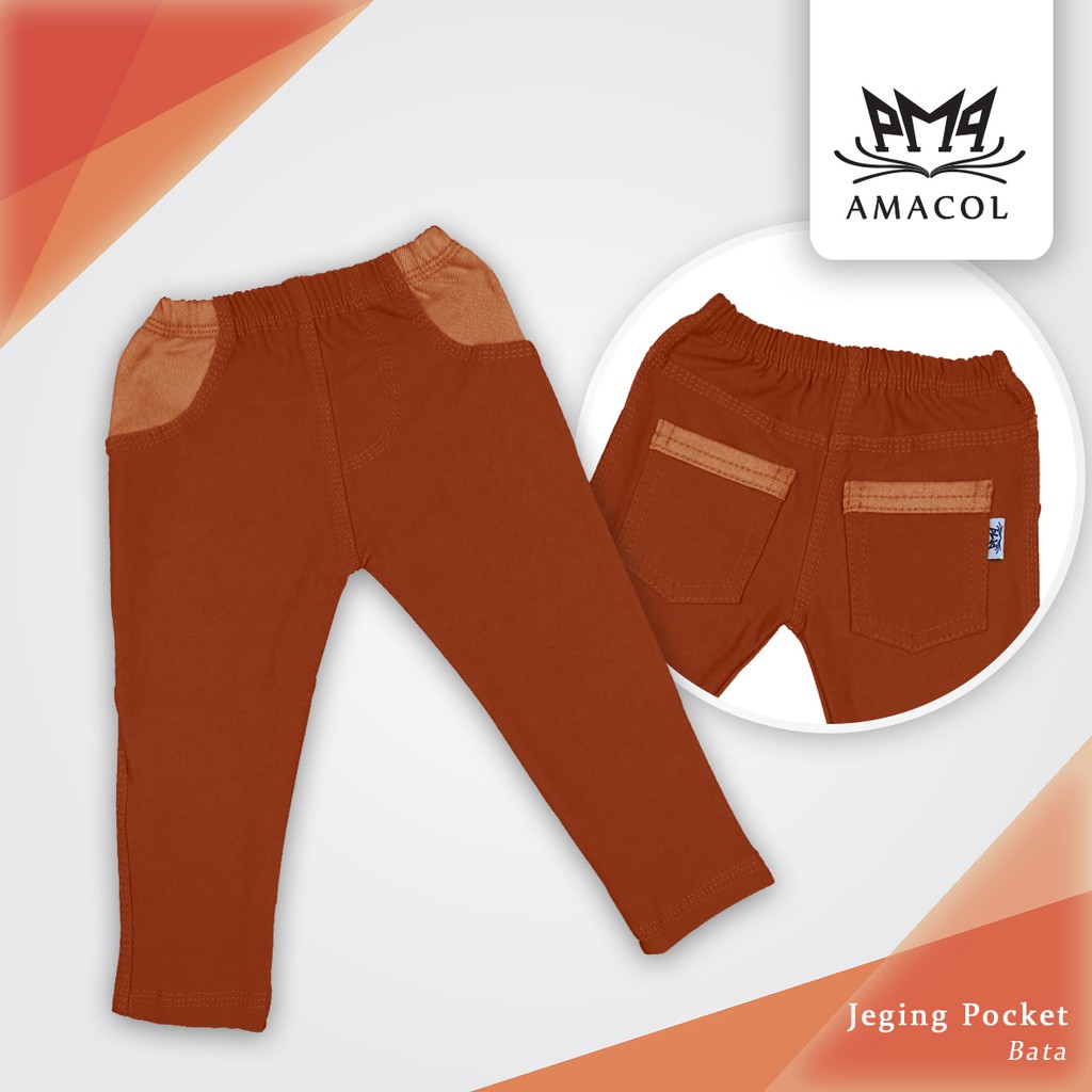 Amacol Celana Jegging Pocket Anak by Amacol (Bata)