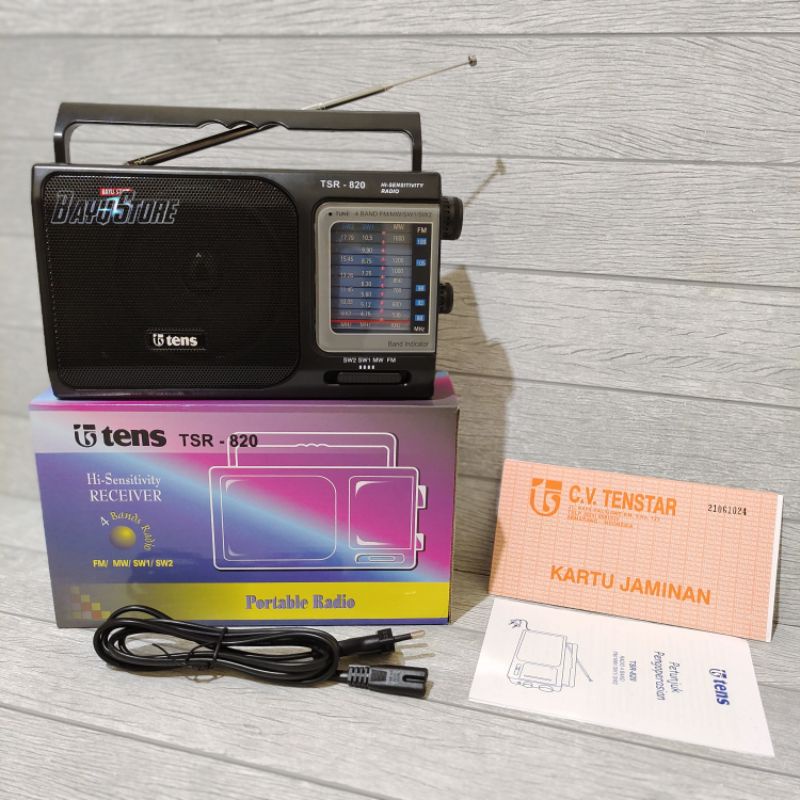 COD Radio Tens TSR-820 AM FM Portable Radio