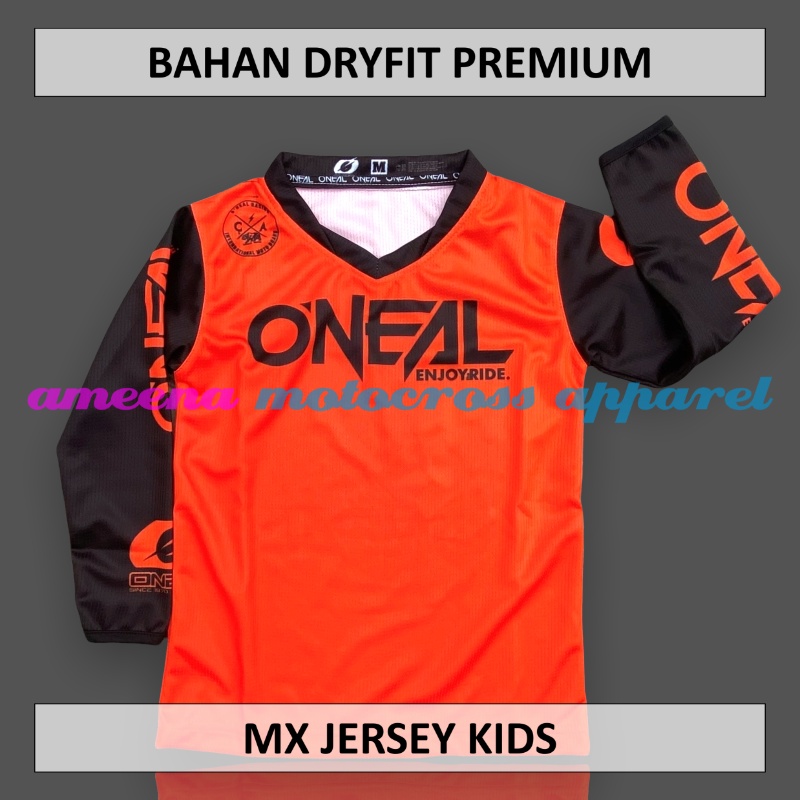 Jersey Cross Anak - Jersey Trail Anak - Jersey Premium Dryfit - Jersey Motocross - Jersey Trabas Anak - Jersey Adventure - ON005