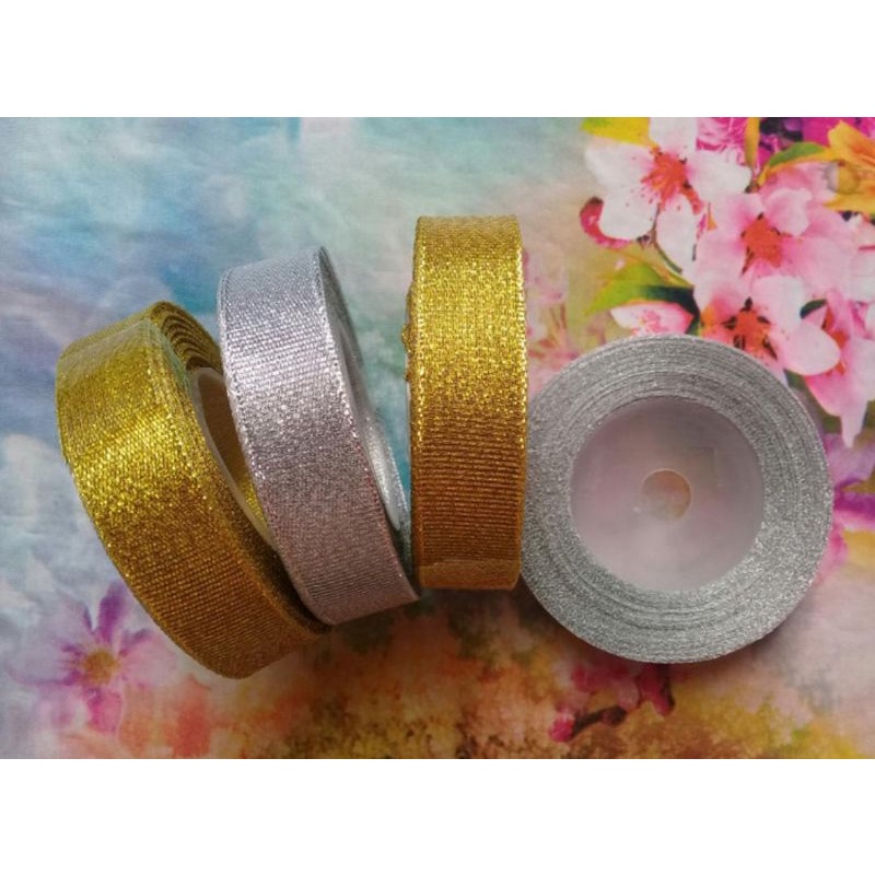 

Pita Glitter Emas & Perak 1 inch (2,5cm)