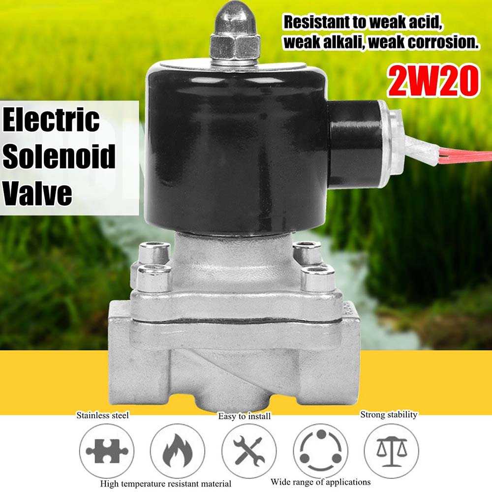 [BISA COD] JLNONLNJKT Electric Solenoid Water Valve 220V 3/4 Inch - 2W-200-20B