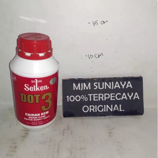 Seiken DOT3 Brake Fluid 300ml Minyak Rem Cairan Tahan Panas Putih