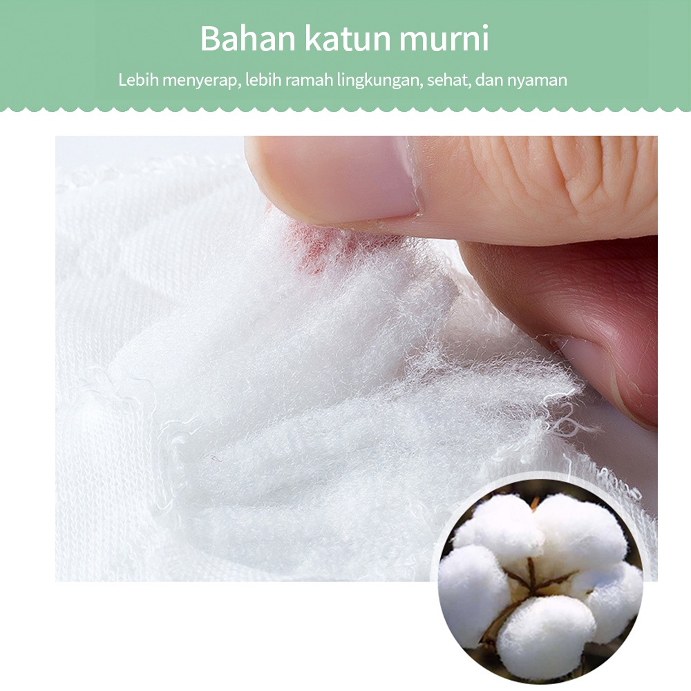 Aikoky Breast pad lembut Bahan katun murni Bisa dicuci tanpa deformasi