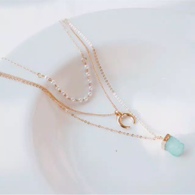 Kalung Liontin Hijau Tosca By New Inspire