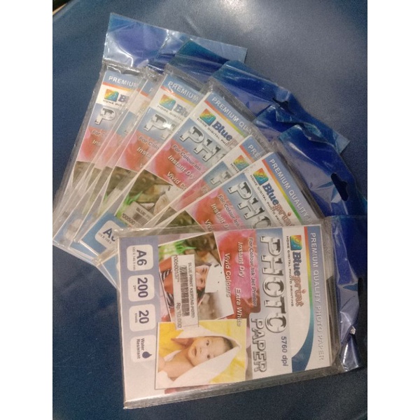 

Glossy Photo Paper A6 Blueprint