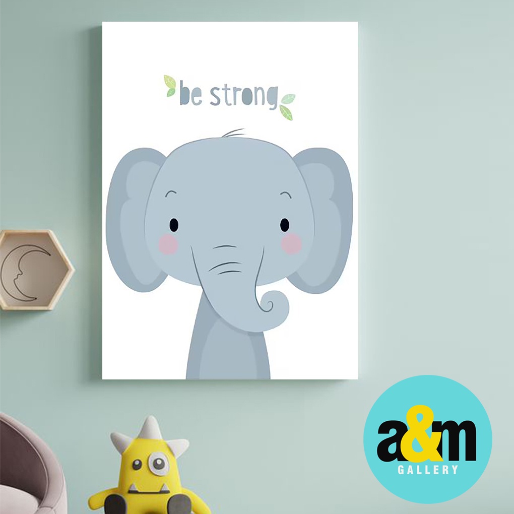 Hiasan Dinding Kamar Bayi (A4) Pajangan Anak Dekorasi Bayi Wall Decor Tema Pajangan Bayi - A&amp;M