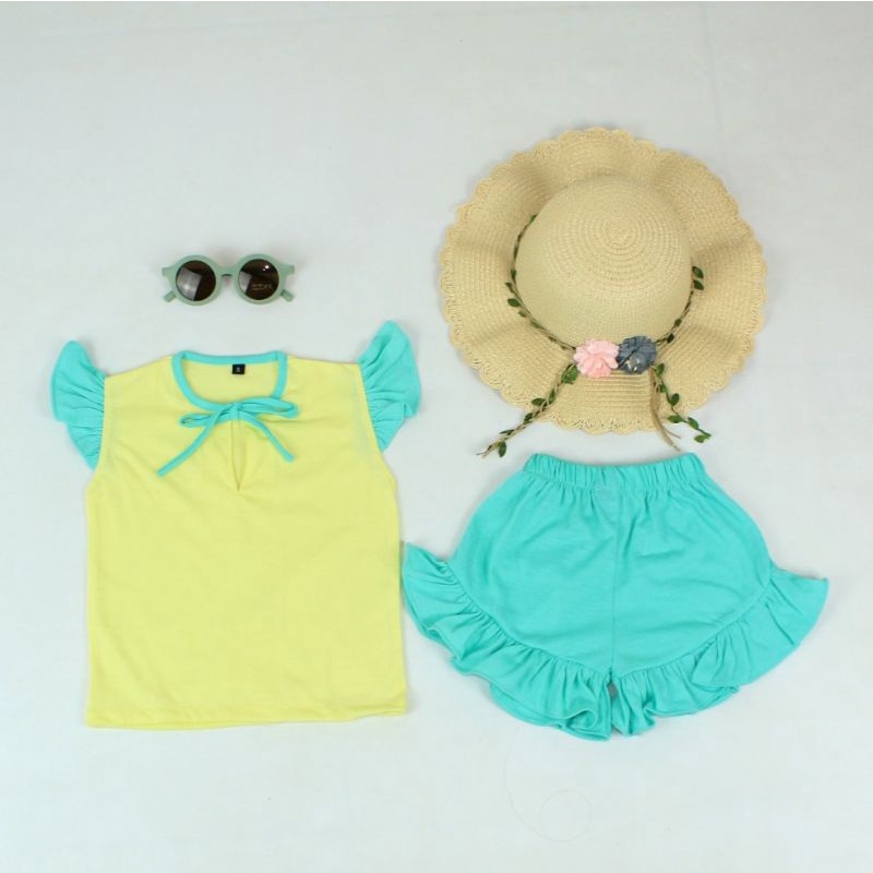 CANDY SET - Promo 10.10 Setelan Anak Baju Bayi Daily Baby Dress Kids Cewek Perempuan Katun Lucu Murah 1-4 Tahun