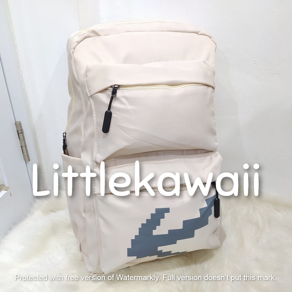 LK/Tas Ransel Laptop Backpack Parasut Sekolah Fashion Casual Remaja Dewasa Pria Wanita Import