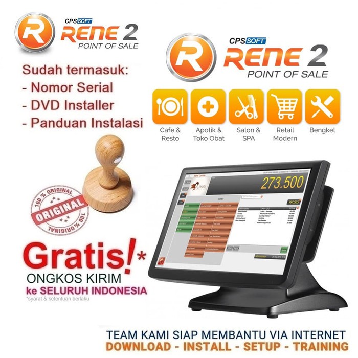 SOFTWARE KASIR RENE 2 POINT OF SALE