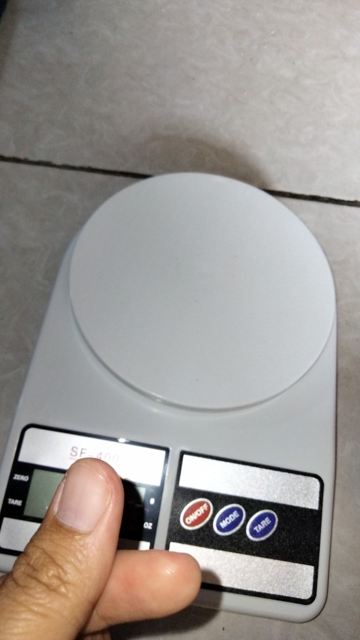 Timbangan Dapur Digital Kapasitas Max 10kg  Electronic Kitchen Scale Sf 400 Sf-400 Bumbu Roti Kopi