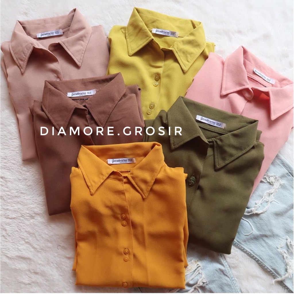 PROMO !!!  BASIC TOP / KEMEJA WANITA-5