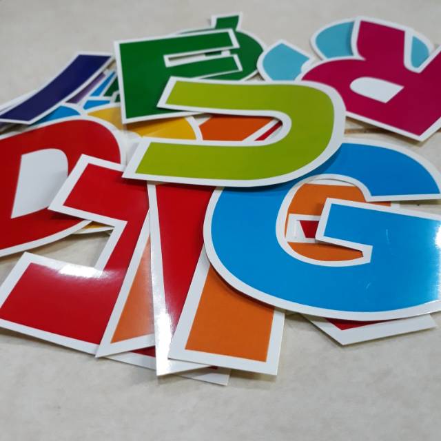 

Stiker huruf abjad A-Z