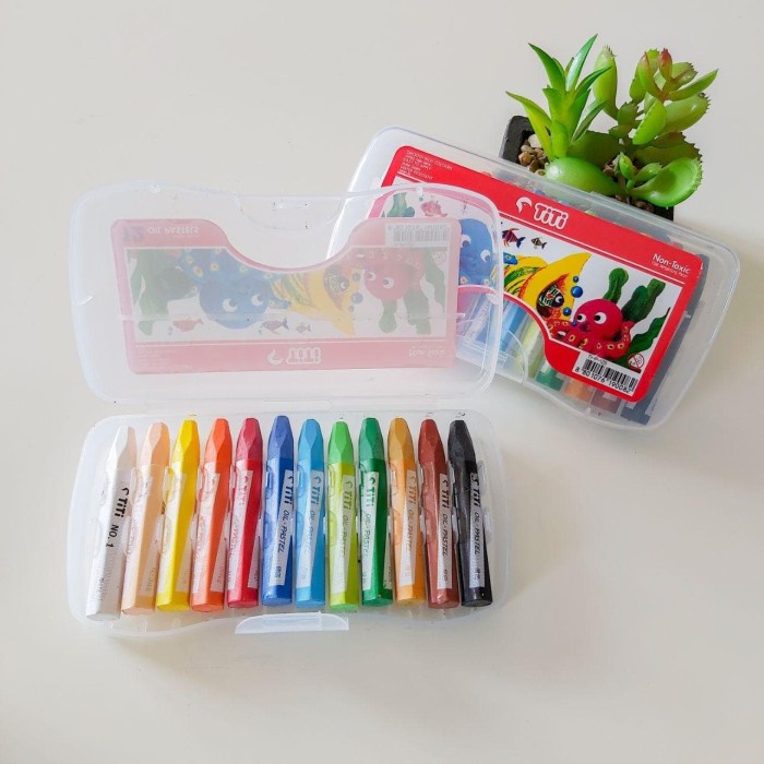 

PASTEL-DRY-OIL- CRAYON MEREK TITI ,12 OIL PASTEL/ CRAYON 12 WARNA TITI -OIL-DRY-PASTEL.