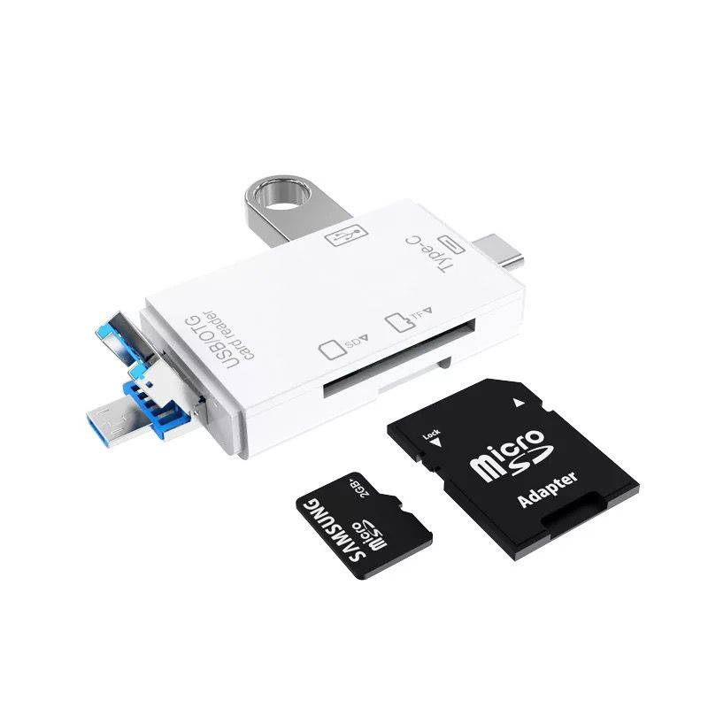 [RO ACC] NVN-CR2 OTG 6 IN 1 TYPE C AND MICRO USB WITH CARD READER FLASHDISK