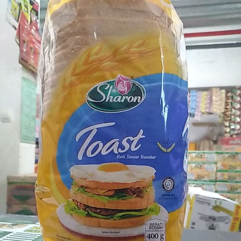 Sharon Toast kuning (14 lbr)  dan sharon roti Tawar pink 2 varian