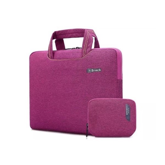 

RFID | Tas Laptop BRINCH Oxford Laptop Sleeve free pouch 14 15 inch - Ungu Baru Berkualitas